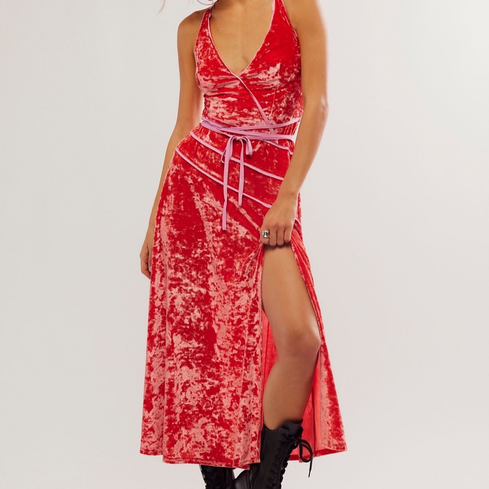 Free People Deia Midi velvet
